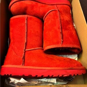 UGG Red Suede Boots